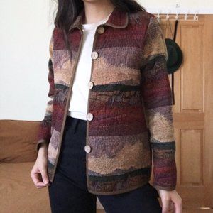 Vintage Keren Hart cotton tapestry jacket